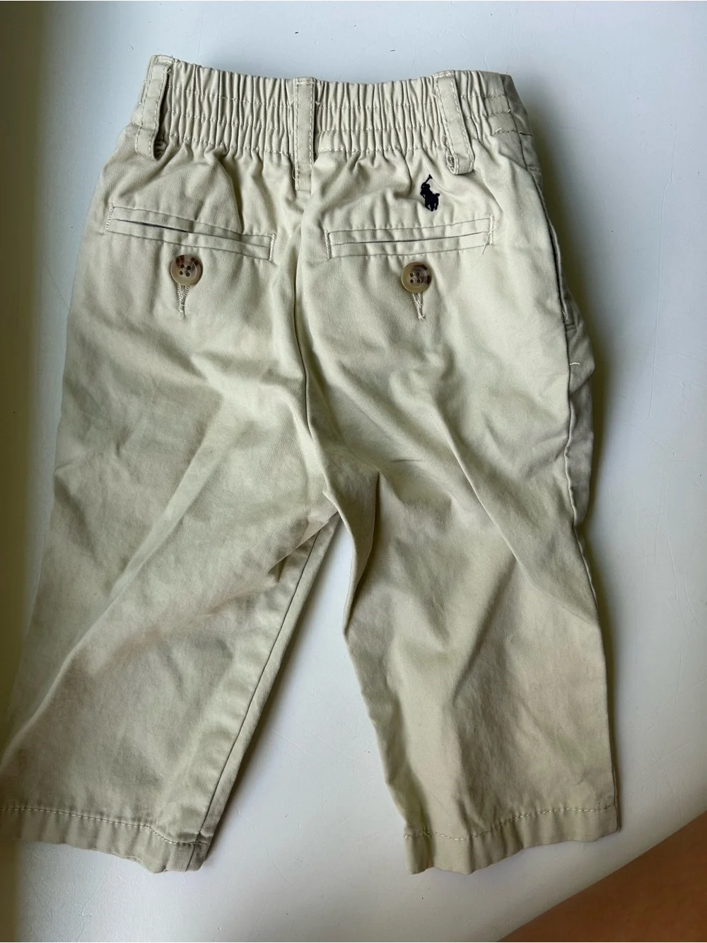 Ralph Lauren Light Khaki Kids Cotton Pants